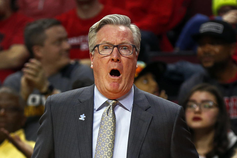 Fran McCaffery was not happy about losing by 20 points.