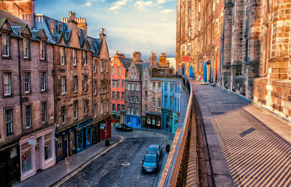 Looking down on West Bow Edinburgh. [Photo: Getty]