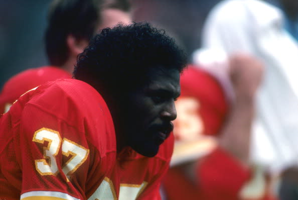 Kansas City Chiefs running back Joe Delaney in 1982, less than a year before he lost his life (Photo by Peter Read Miller /Sports Illustrated/Getty Images)