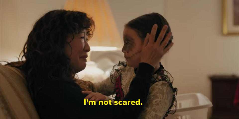 Ju Ju tells her mom that she's not scared