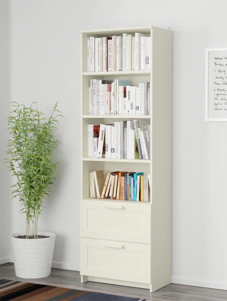 The Brimnes bookcase that tipped onto Clara and Dominic Oka is just over six feet tall. The Brimnes line includes three dressers that were part of Ikea's 2016 recall.