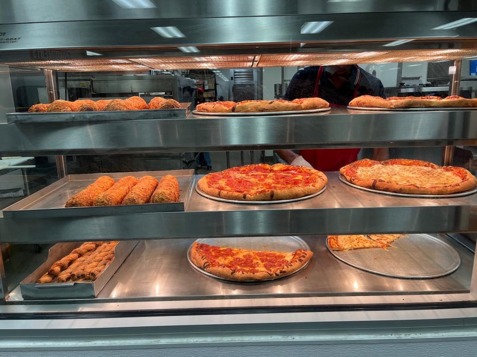 Food for sale at Costco in New York City.