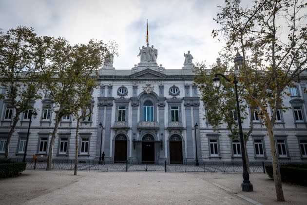 Fachada del edificio del Tribunal Supremo, en Madrid. (Photo: AFP7 via Getty Images)