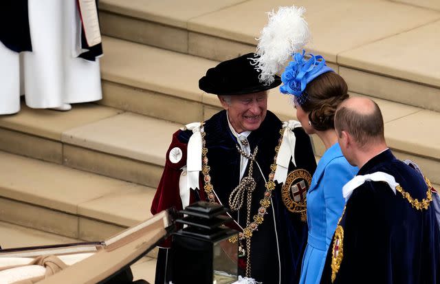 <p>Matt Dunham - WPA Pool / Getty</p> King Charles, Kate Middleton and Prince William