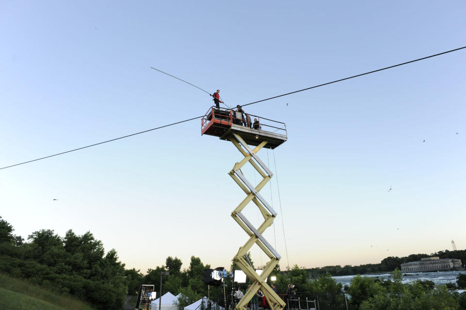 For Wallenda, these final moments of rehearsal were the last chance to practice walking that narrow steel wire.