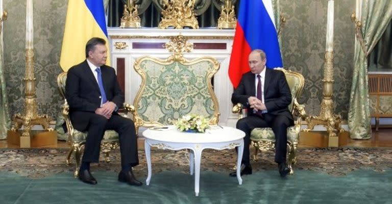  Viktor Yanukovych y Vladimir Putin 