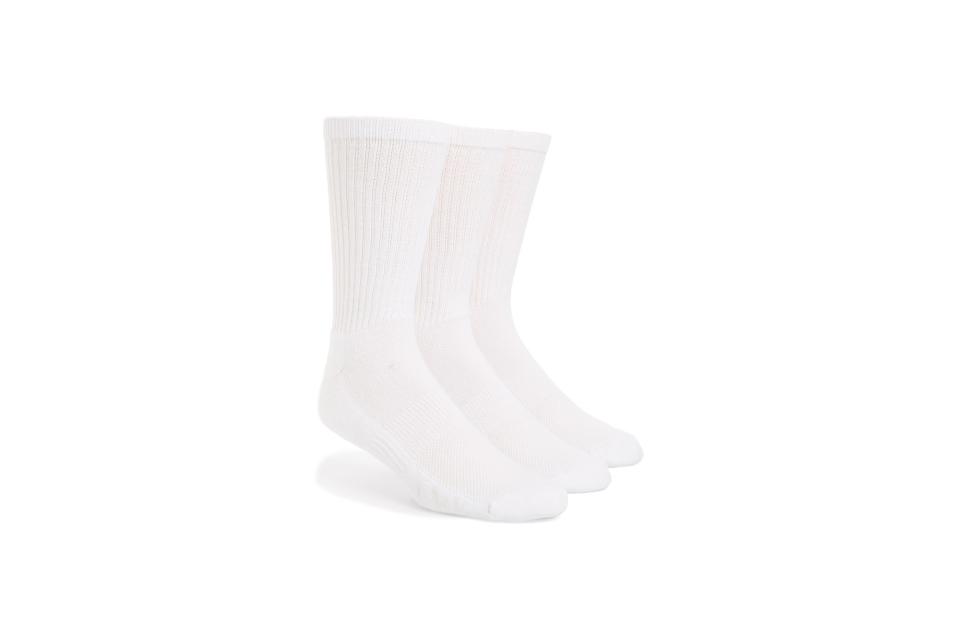 Nordstrom 3-pack crew cut athletic sock (was $13, 37% off)