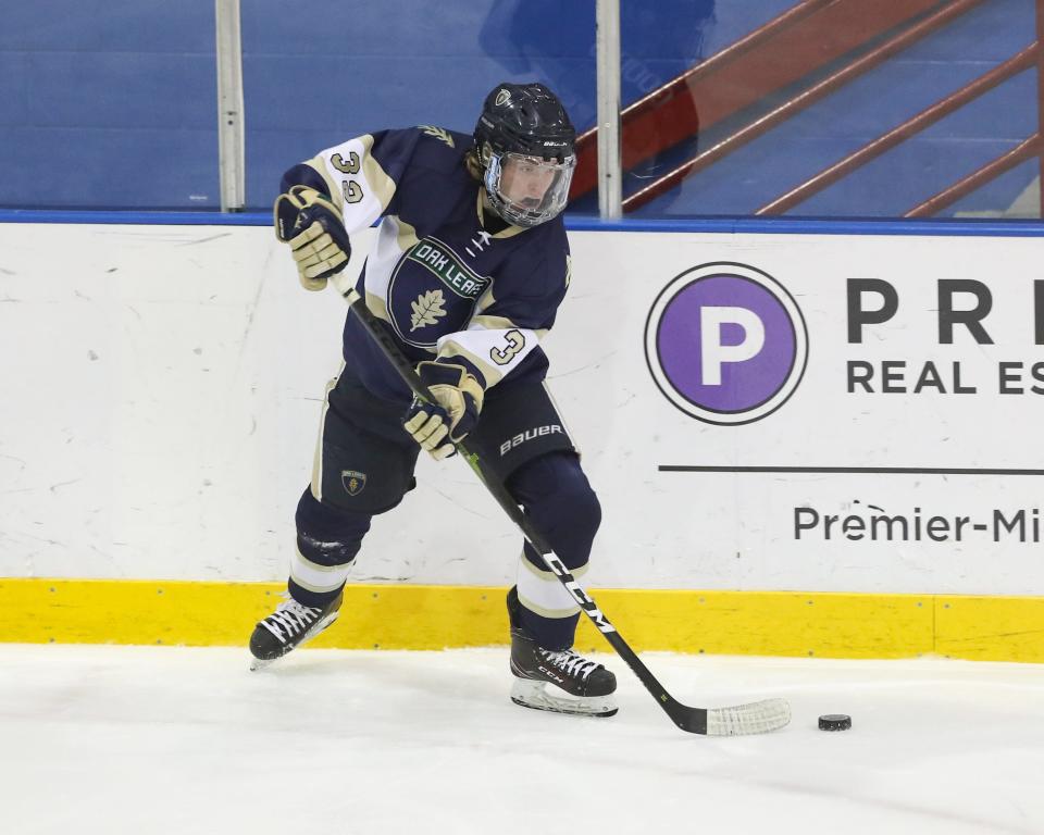 Riley Goodno is a former Des Moines Oak Leafs hockey player.