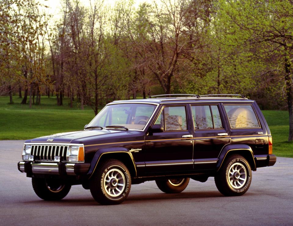 1985 Jeep Cherokee Laredo. <em>Stellantis</em>