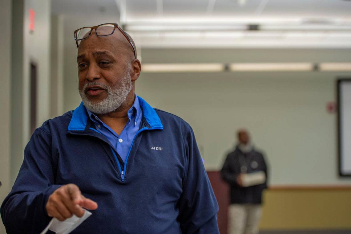 Chester Brock, a 1977 graduate of Central High School, said that he has emotional ties to the school and would like to see it stay open. He pushed district leaders for more answers as to why the school is on the list of buildings recommended for closure.