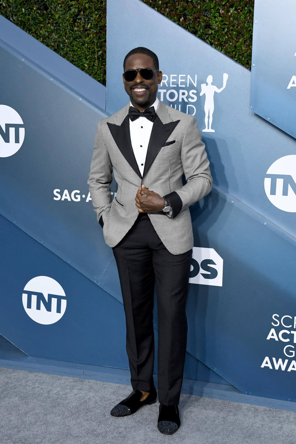 LOS ANGELES, CALIFORNIA - JANUARY 19: Sterling K. Brown attends the 26th Annual Screen Actors Guild Awards at The Shrine Auditorium on January 19, 2020 in Los Angeles, California. (Photo by Jon Kopaloff/Getty Images)