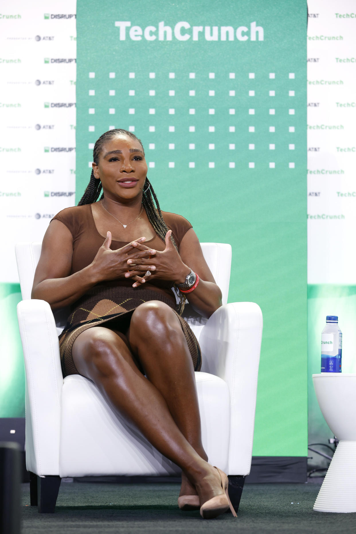 Serena Williams speaks onstage during TechCrunch Disrupt 2022 on October 19, 2022. (Photo by Kimberly White/Getty Images for TechCrunch)