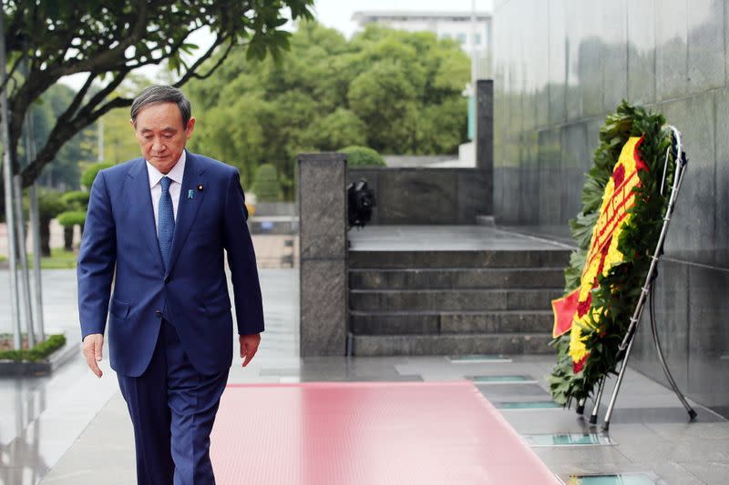 Japanese Prime Minister Yoshihide Suga visits Vietnam