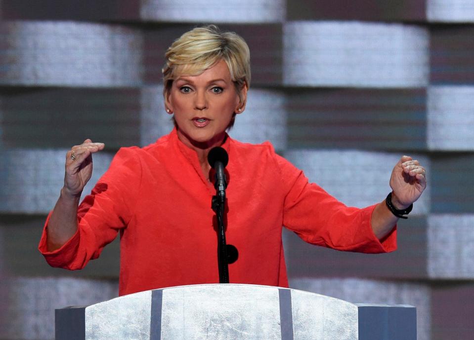 Jennifer Granholm on July 28, 2016, in Philadelphia, Pennsylvania.