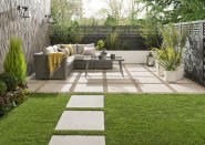 <p> Hard landscaping should last for years so it makes sense to go with a timeless look. With so much choice available when it comes to materials this is where things can get expensive so it&#x2019;s important to bear in mind your budget so things don&#x2019;t ravel out of control.&#xA0; </p> <p> Textured limestone pavers add the luxe look to your garden design but are one of the more expensive options. Now you can get the look at a fraction of the cost and without the hassle of maintaining the real thing. Limestone-effect tiles give the same wow factor and slot seamlessly into a cool and contemporary look.&#xA0; </p>