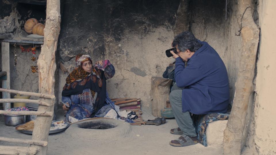 Iranian filmmaker Jafar Panahi plays a fictionalized version of himself as a director who winds up in trouble with the authorities in "No Bears."