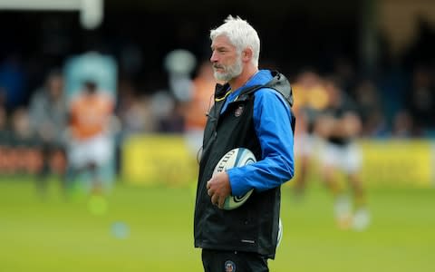 Todd Blackadder takes charge of his final game for Bath - Credit: GETTY IMAGES