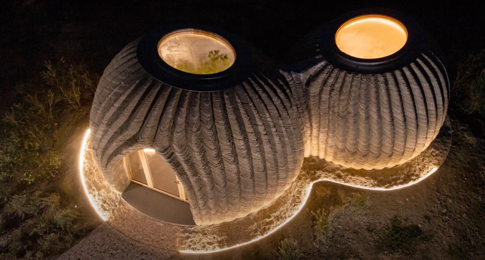 This prototype 3D-printed house in Italy looks a lot like the Lars homestead from Star Wars.