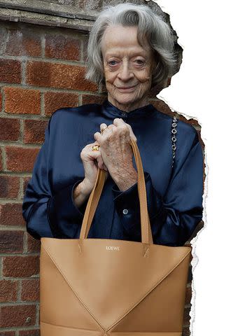 <p>Juergen Teller</p> Maggie Smith in New Loewe Campaign