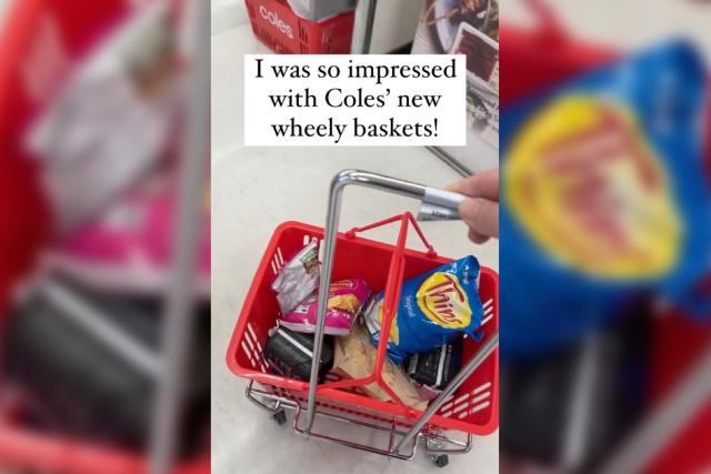 Coles shopper's basket mistake leaves internet in hysterics