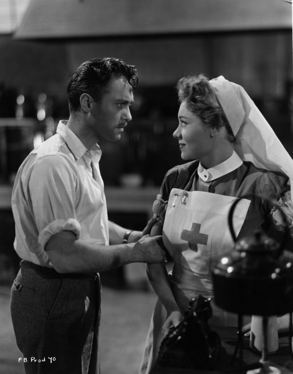 With Richard Todd in 1951’s ‘Flesh and Blood' (Getty Images)