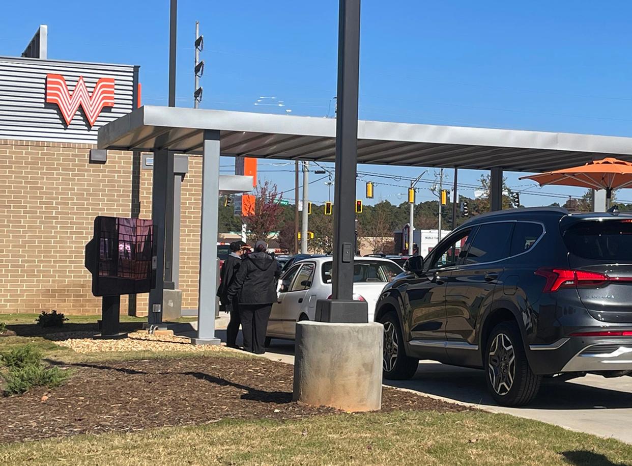 The Whataburger location on Atlanta Highway in Athens, Ga. opened for drive-through service on Wednesday, Nov. 1, 2023.