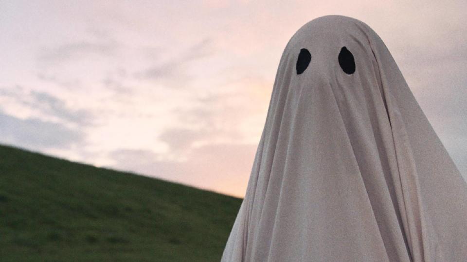 Casey Affleck as the ghost in A Ghost Story