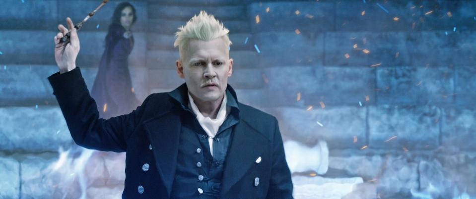 johnny depp gellert grindelwald