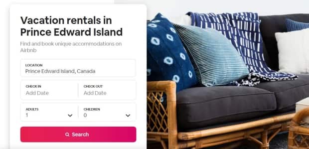 Airbnb is one of the main services facilitating short-term rentals in the North American market, and one favoured by many Prince Edward Island owners. (CBC - image credit)