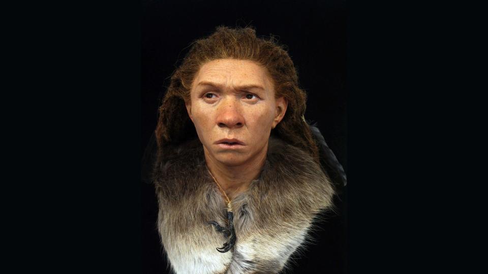 The Neanderthal woman's remains were found in Gibraltar.