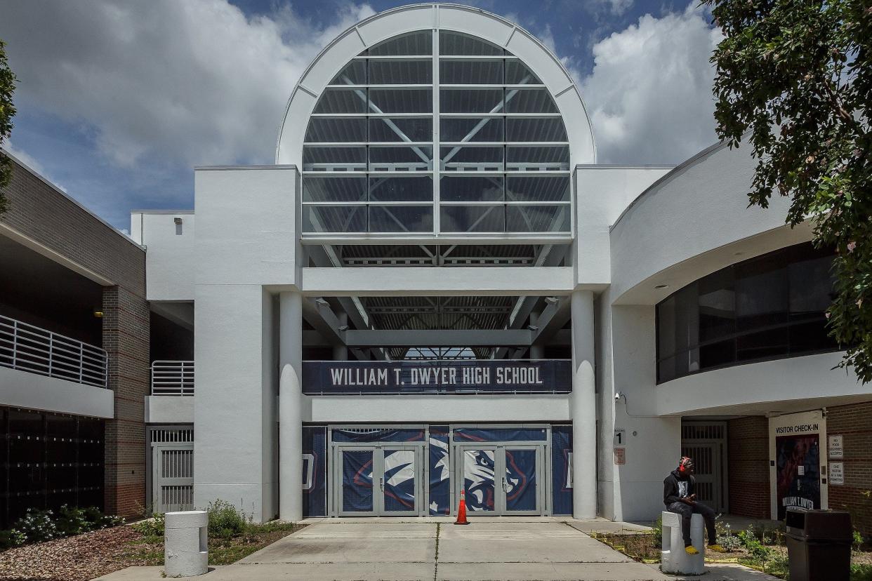 William T. Dwyer High School in Palm Beach Gardens.