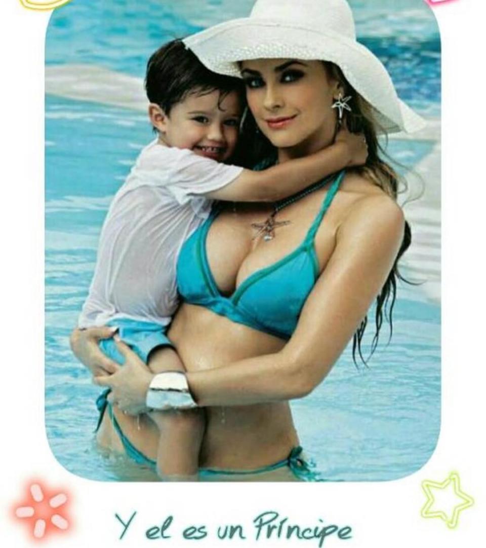 Aracely Arámbula y su hijo Daniel/Aracely Arámbula/Instagram