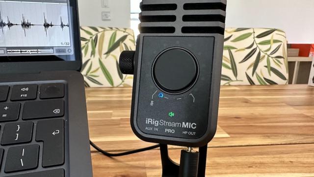 IK Multimedia iRig Stream Mic Pro USB Microphone