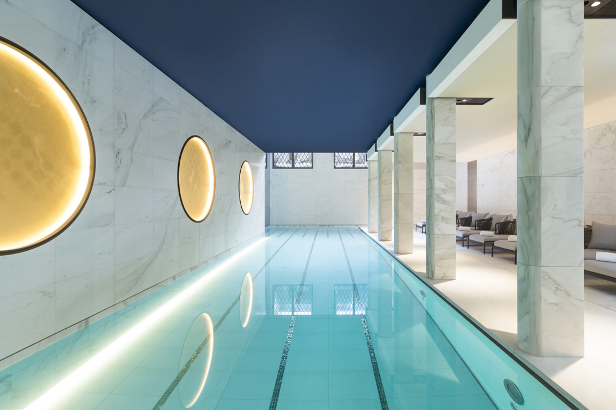 The spa’s 17m pool (Hotel Lutetia)
