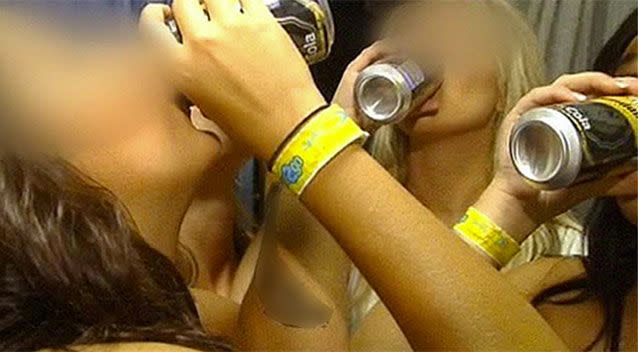 Fewer teens are hitting the bottle than they were a decade ago, a new study finds. Picture: 7 News.