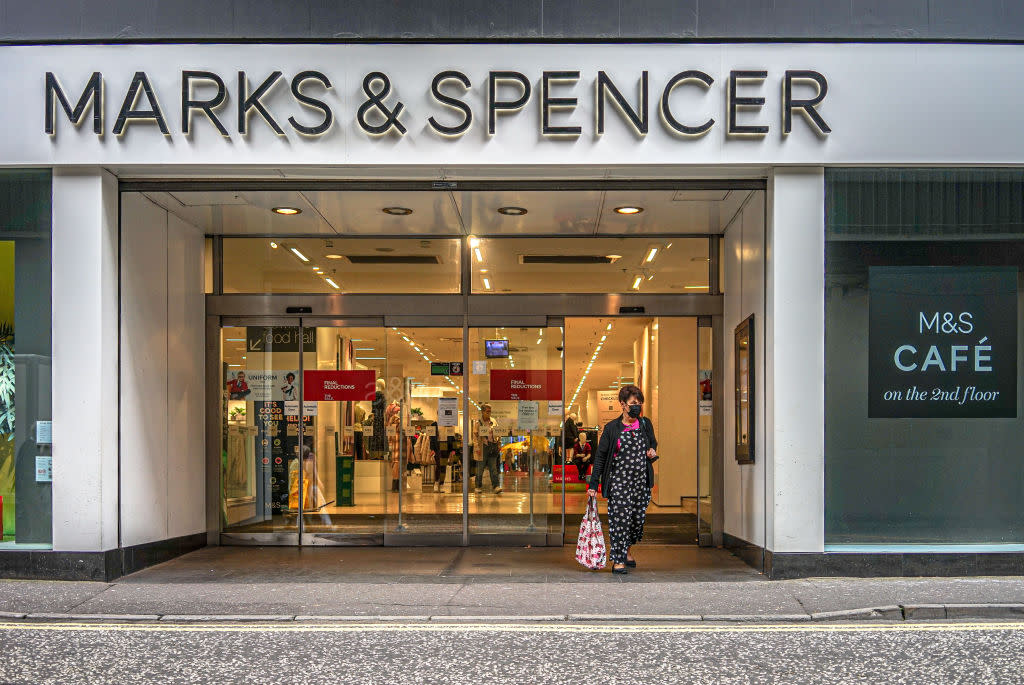 Marks & Spencer have introduced optional pronoun badges for staff members. (Getty Images)