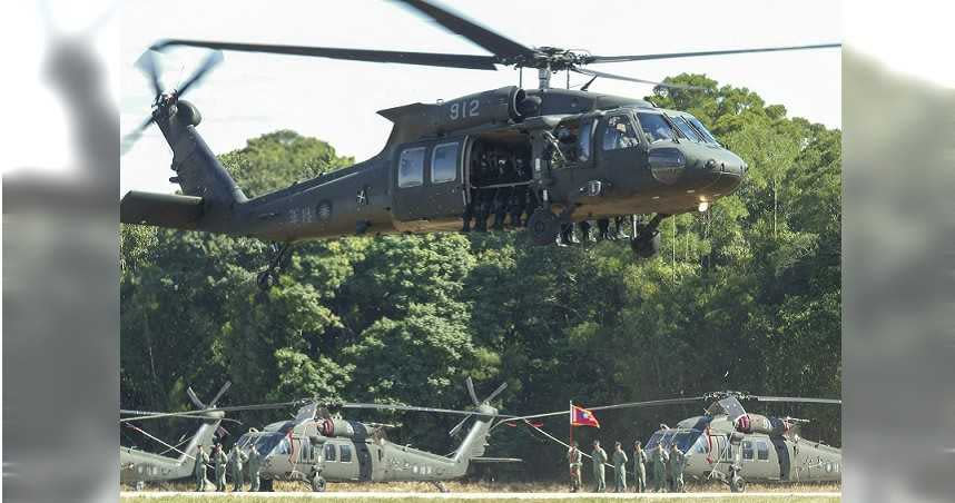 執行搜救任務除外，空軍黑鷹直升機全面停飛待檢。（圖／報系資料照）