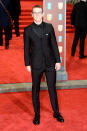 <p>The actor looked sharp in an all-black suit. <em>[Photo: Getty]</em> </p>