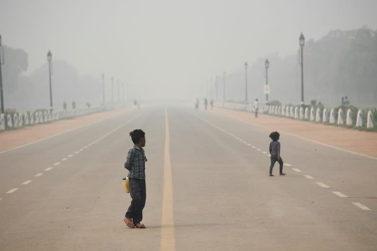 Air pollution contributed to the deaths of more than 700,000 children under the age of five in 2021, the report found (Sajjad HUSSAIN)