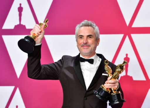 Mexico's Alfonso Cuaron won three Oscars for "Roma" in 2019 -- best foreign film, best director and best cinematography, but he was unable to break through to secure a best picture win