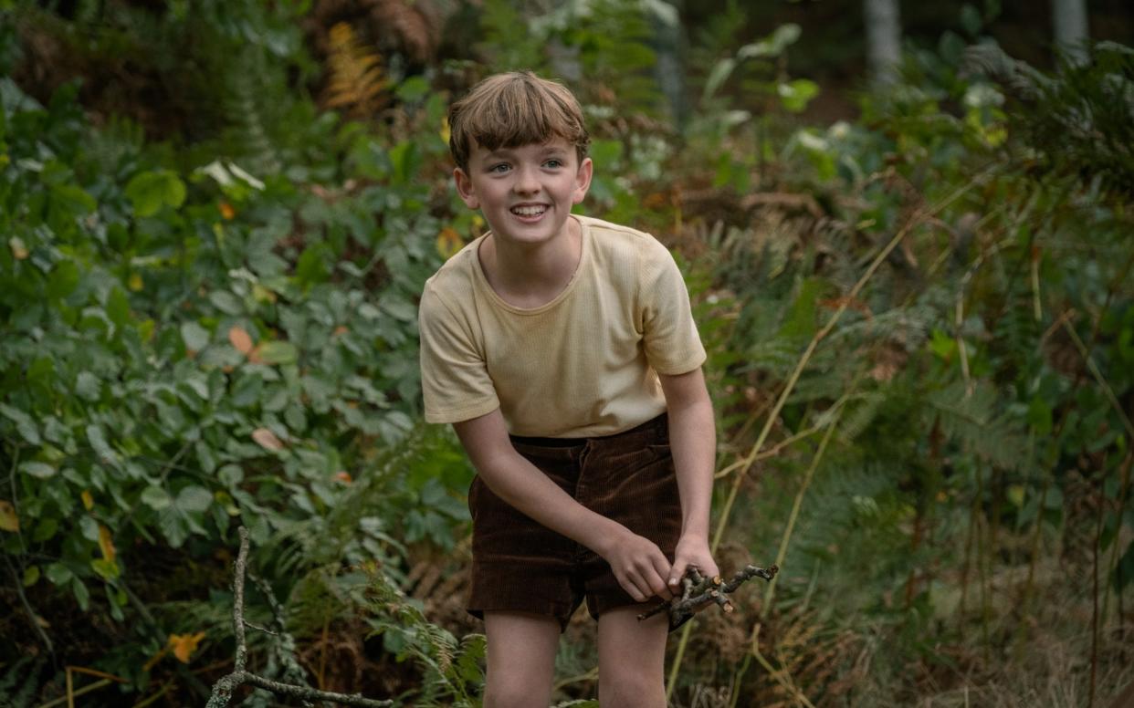 14-year-old Archie Barnes as Robert Pretty in Netflix's hit film about the Sutton Hoo treasure - Netflix