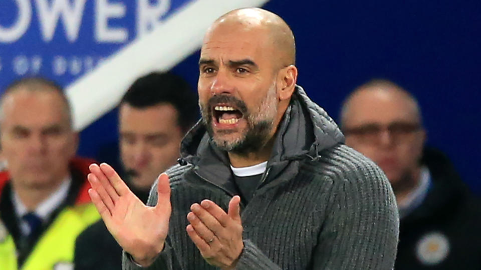 Pep Guardiola is feeling the pressure at Man City