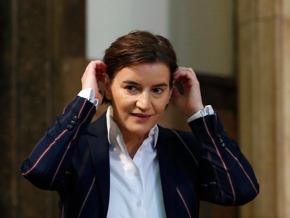 Gay partner of Serbian PM Ana Brnabic gives birth in first for a world leader