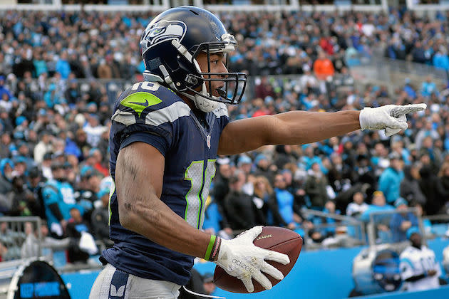 Human vanishing act, Tyler Lockett, should finally reappear for fantasy purposes this week. (Getty) 