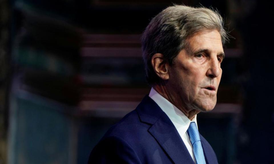 John Kerry said that ‘we need to all move together’ to tackle the climate crisis.