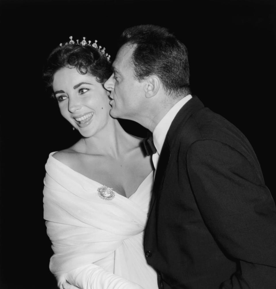 Elizabeth Taylor and Mike Todd. Mike Todd was Elizabeth Taylor&#x002019;s third marriage&#x002014;the only one out of her seven that didn&#x002019;t end in divorce&#x002014;ending just after a year. In 1958, Todd&#x002019;s private plane &quot;Lucky Liz&quot; (ostensibly named after his wife) crashed near Grants, New Mexico. Taylor called Todd one of the greatest loves of her life, next to Richard Burton and fine jewelry.