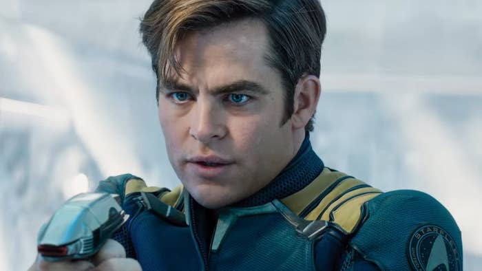 Chris Pine as Captain Kirk