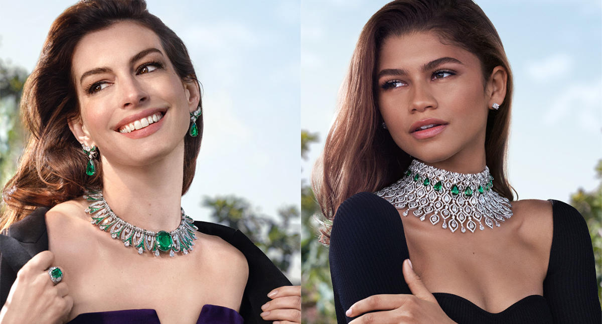 Anne Hathaway and Zendaya Star in New Bulgari Campaign