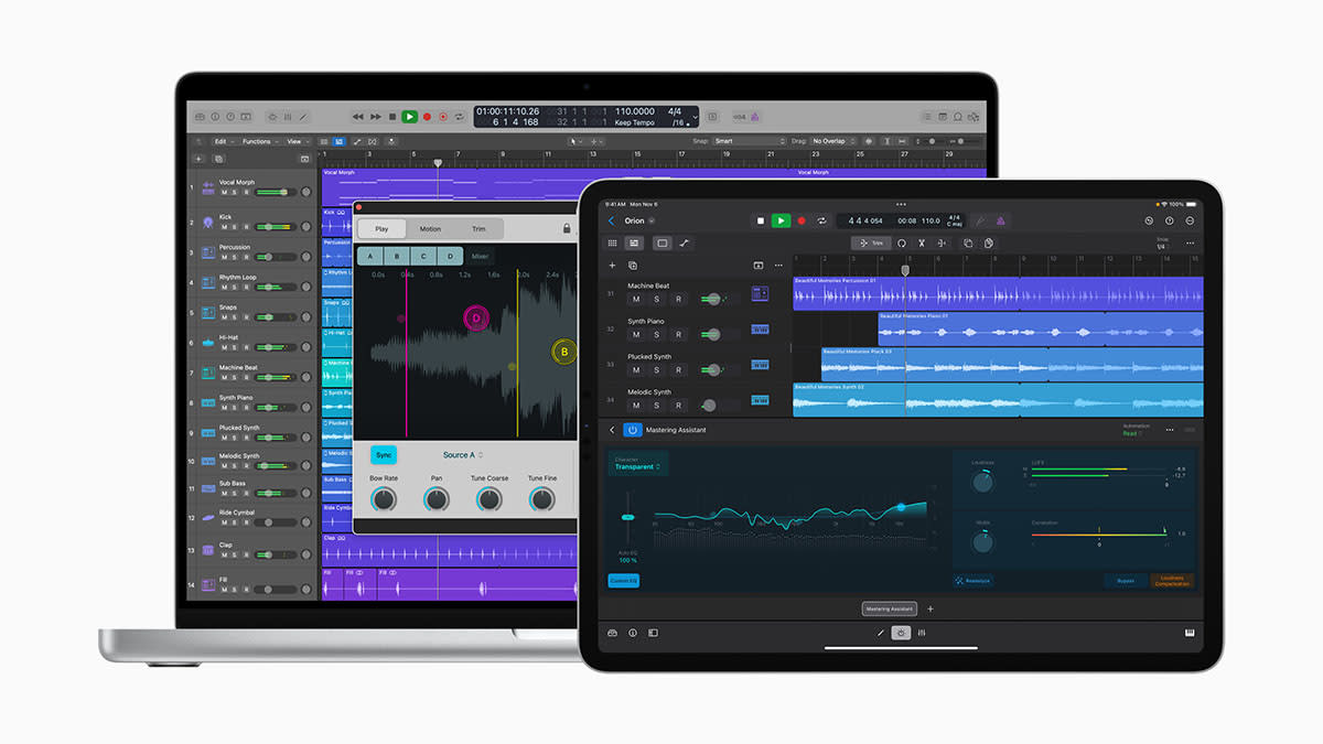  Apple Logic Pro for Mac 10.8 and Logic Pro for iPad 1.1. 