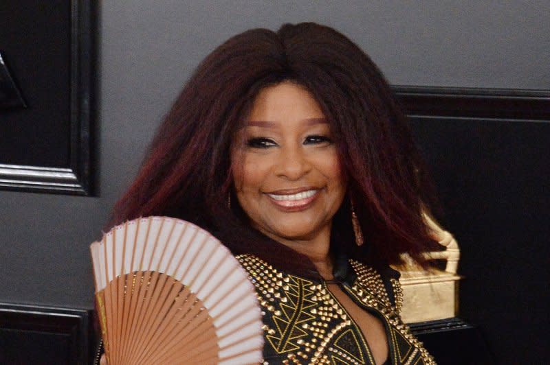 Chaka Khan attends the Grammy Awards in 2019. File Photo by Jim Ruymen/UPI